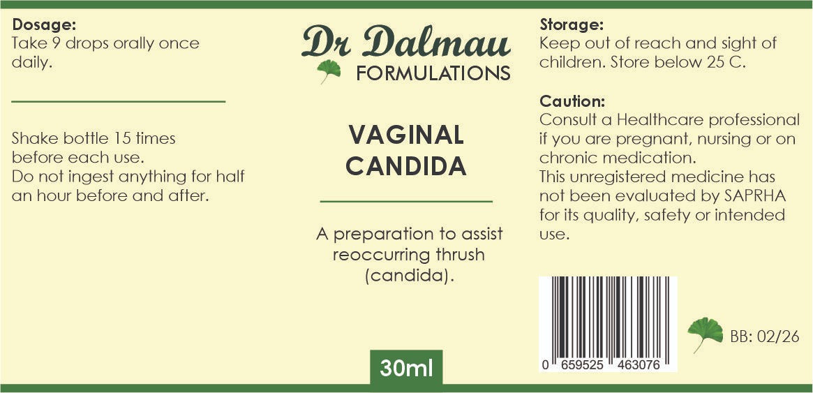 Vaginal Candida Formulation