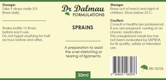 Sprains Formulation