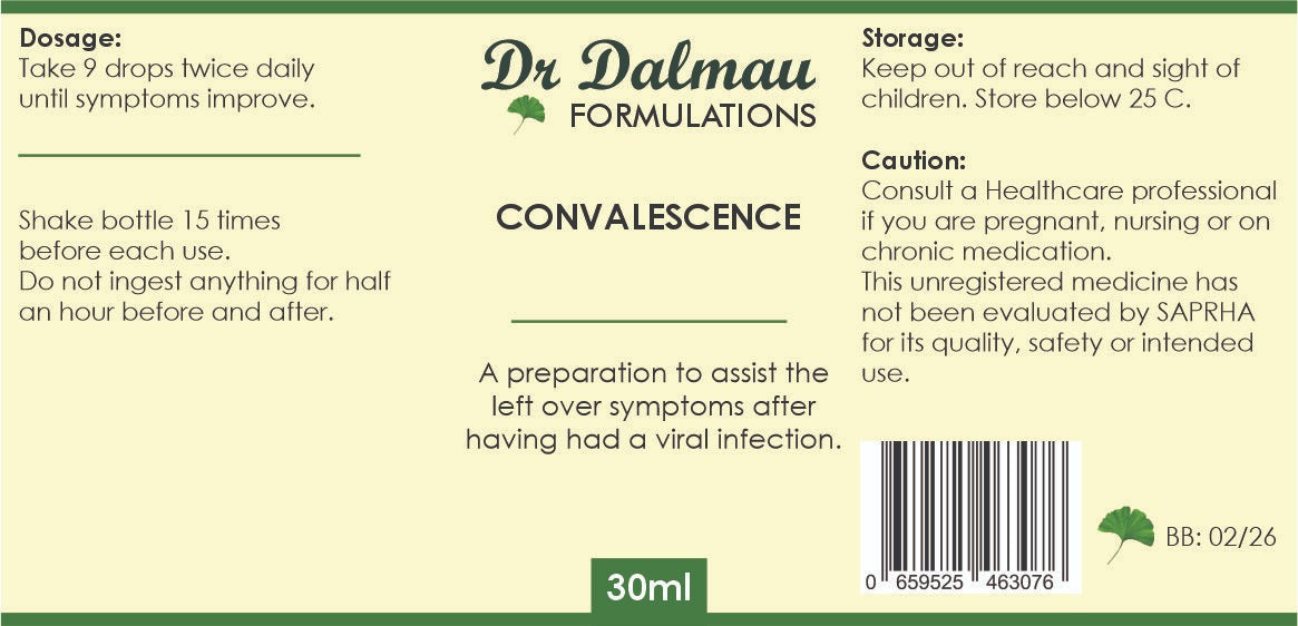 Convalescence Formulation