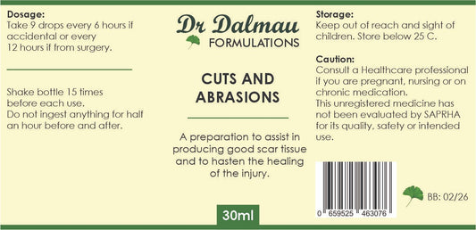 Cuts and Abbrasions Formulation