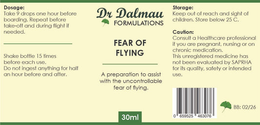 Fear of Flying Formulation