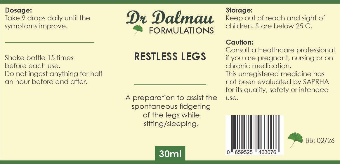 Restless Legs Formulations