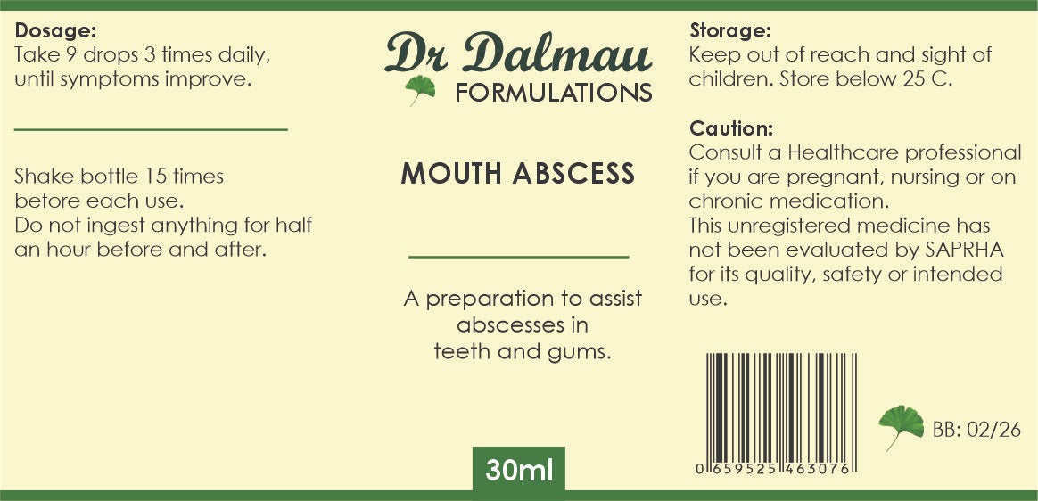 Mouth Abscess Formulation