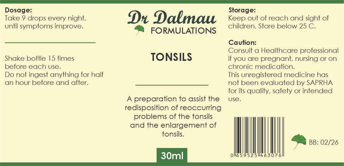 Tonsils Formulation