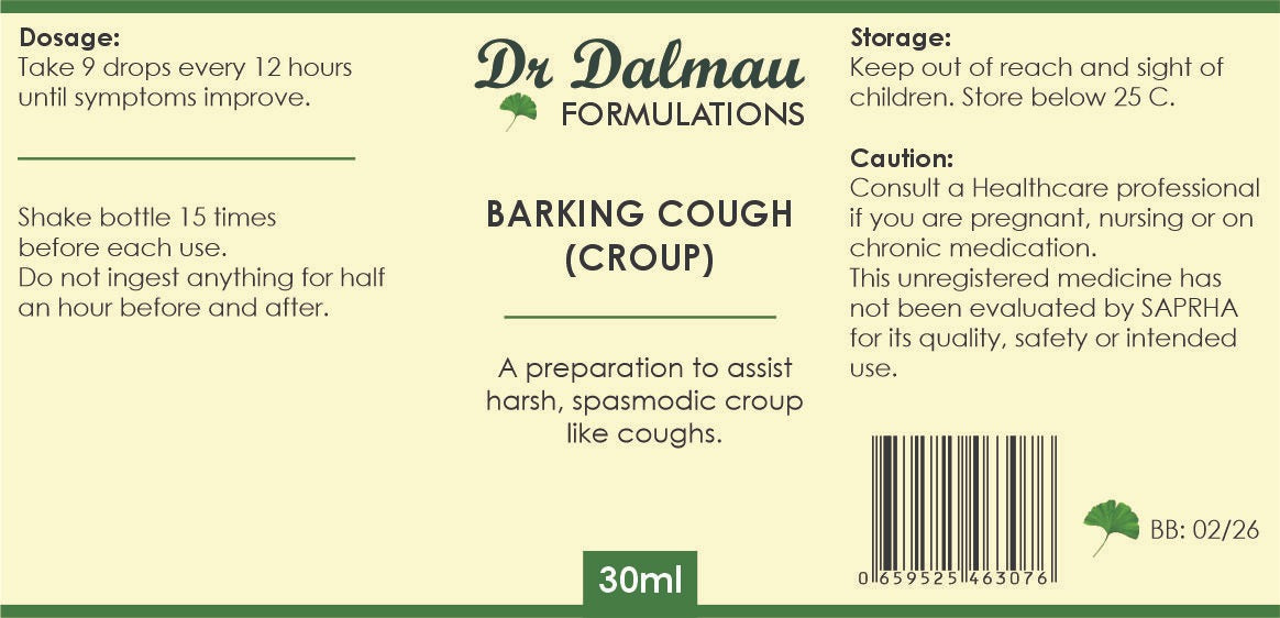 Barking Cough Formulation