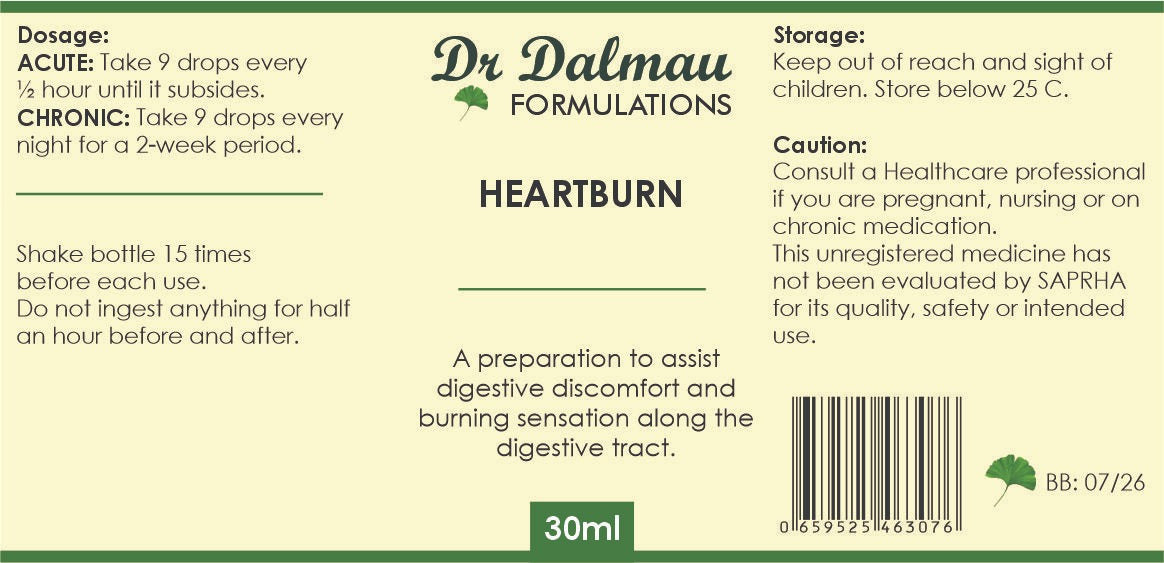 Heartburn Formulation