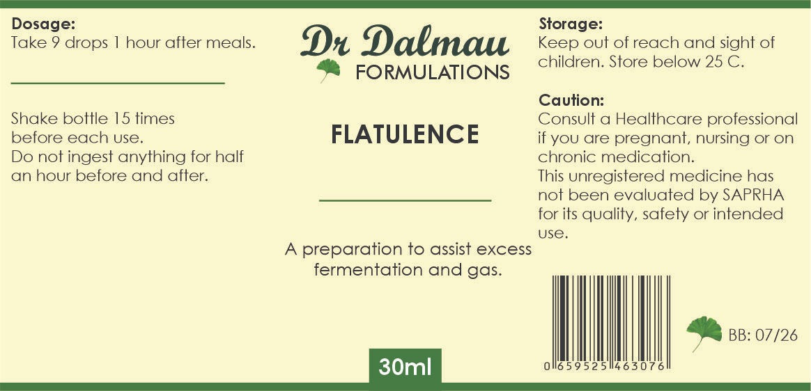 Flatulence Formulation