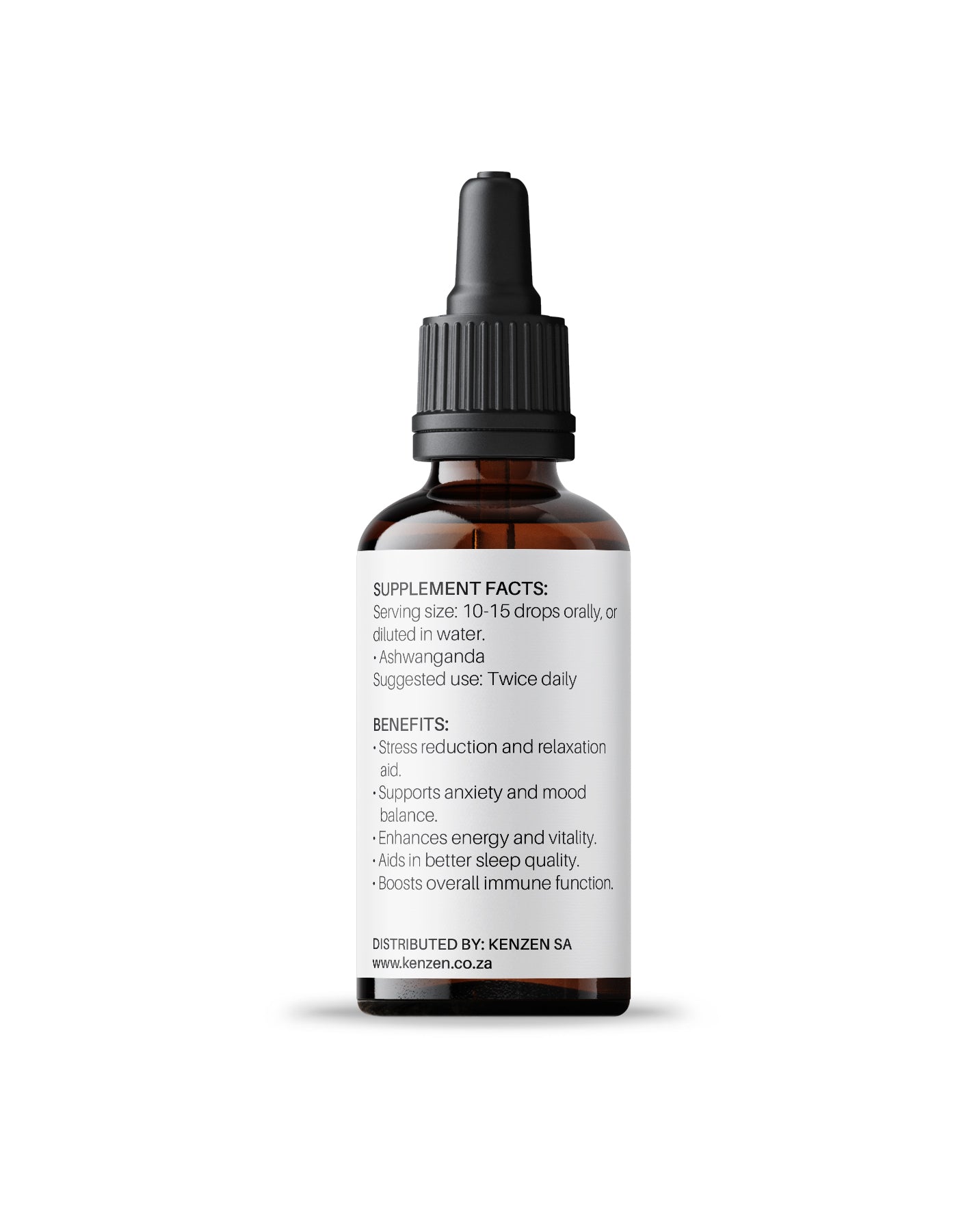 Ashwaganda Extract | Stress, Adaptogenic & Vitality| Kenzen SA