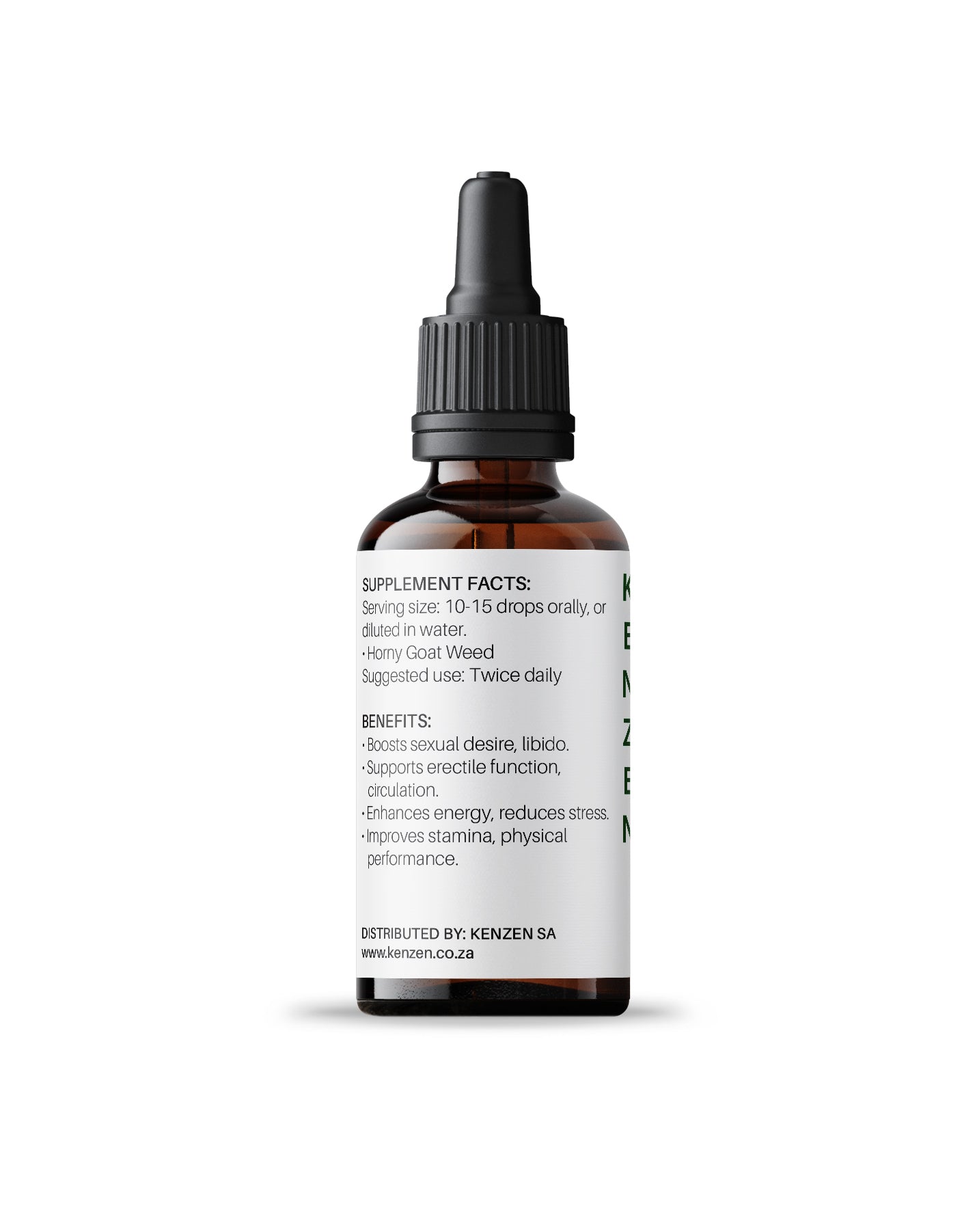 Horny Goat Weed Extract | Aphrodisiac, Libido & Stamina | Kenzen SA