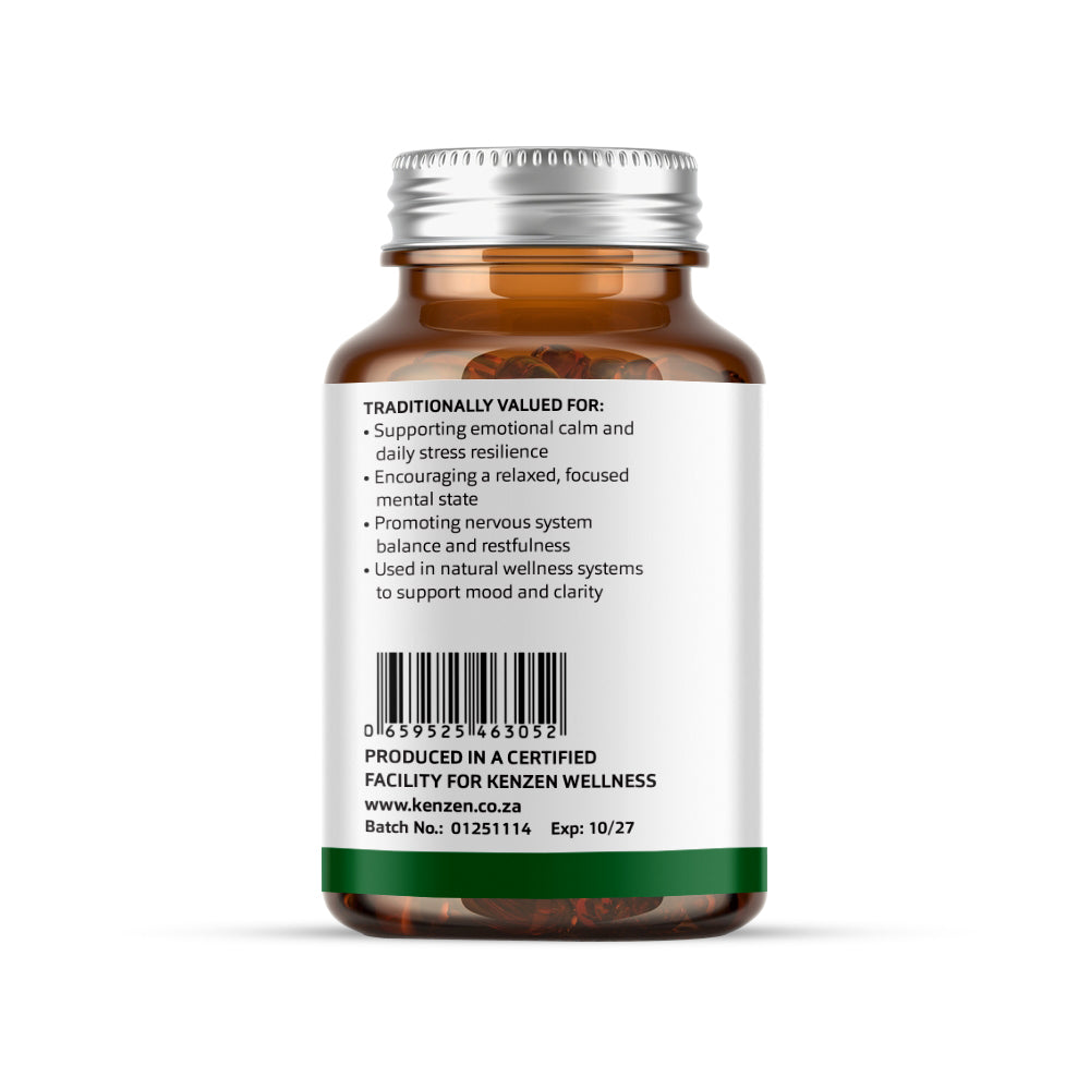 Calm – Magnesium Glycinate, L-Theanine & Ashwagandha (5% Withanolides)