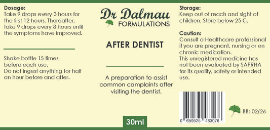 After Dentist Formulation