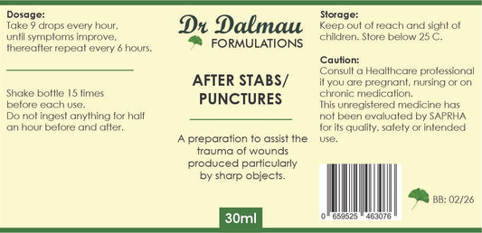 After Stabs/Punctures Formulation