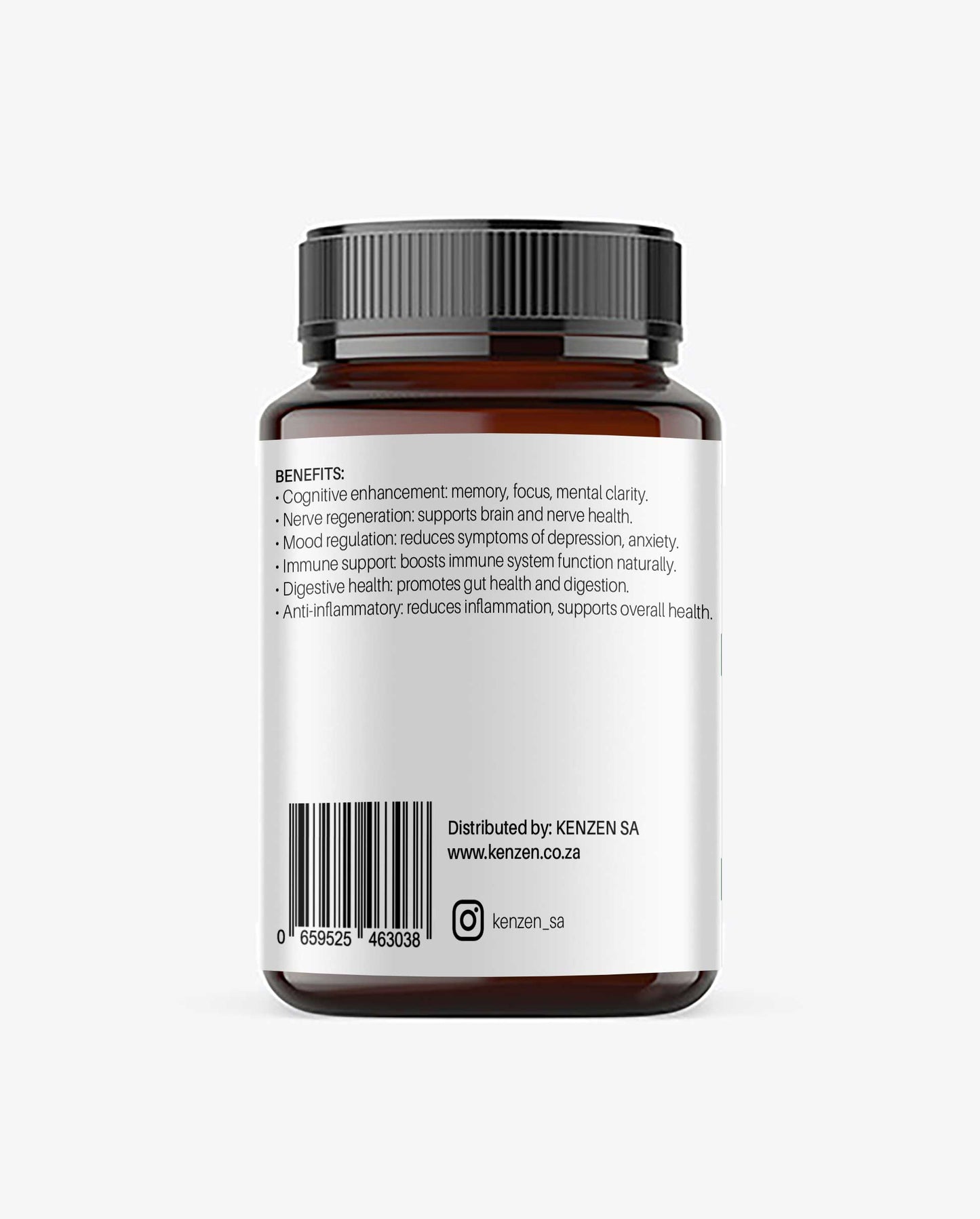 Lion's Mane Mushroom Extract | Cognitive, Clarity & Neuroprotective | Kenzen SA