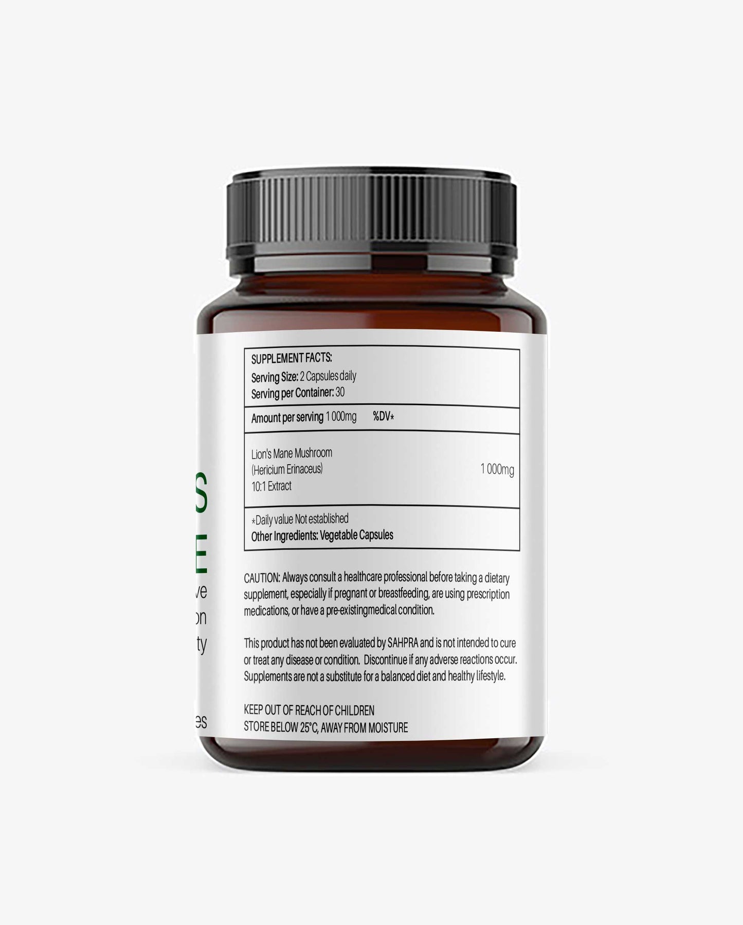 Lion's Mane Mushroom Extract | Cognitive, Clarity & Neuroprotective | Kenzen SA