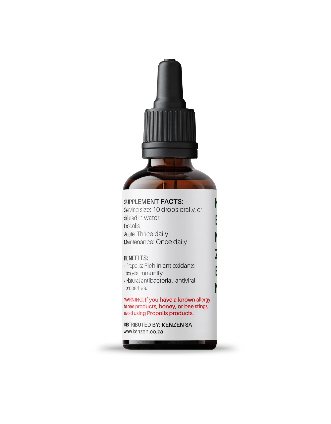 Propolis Extract | Anti-Inflammatory, Antioxidant & Antimicrobial | Kenzen SA