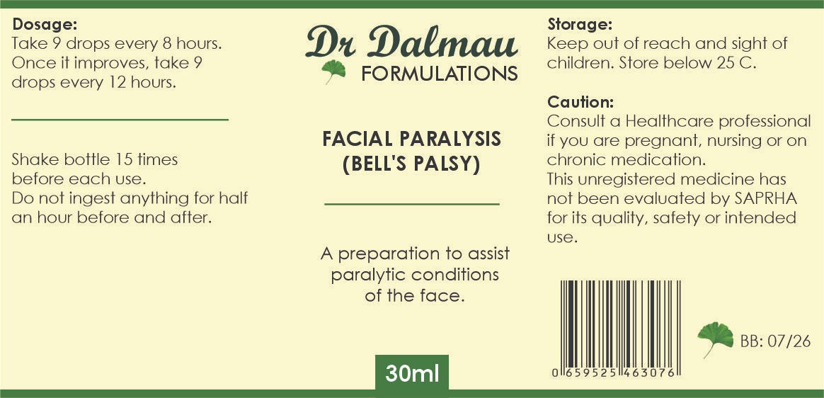 Facial Paralysis Formulation